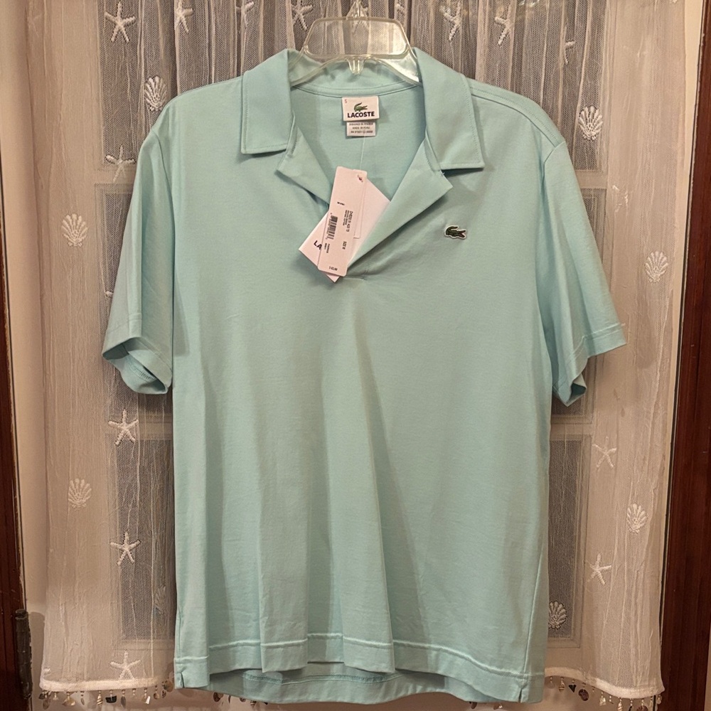 Lacoste Men's Aqua Polo Shirt